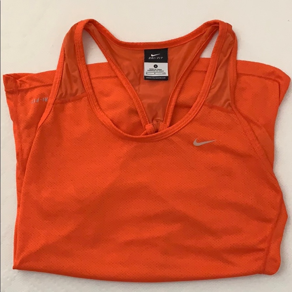Nike Dri-Fit Orange Tank Top